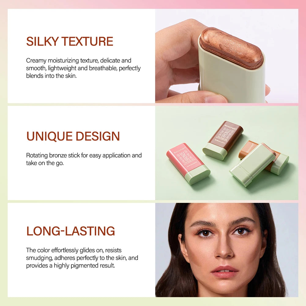 Pixi Multi-function Blush Stick Eyeshadow Cheek Blusher Tinted Cream Moisturize Waterproof Long Lasting Rendering Skin Makeup