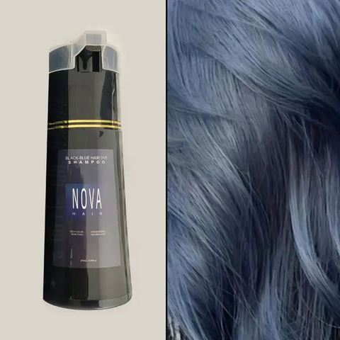 Original Hair Dye Shampoo Nova Hair Instant Dye Shampoo Men Women Quick Easy Safe Hair Color Gray Hair Coverage Nourish Scalp
