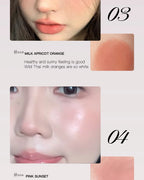 Gentle Korean Liquid Powder Blusher Faceplate Waterproof Facial Shadow Highlight Nose Lasting Brightening Rouge Student Girl