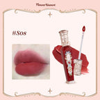 Flower Know Strawberry Rococo Cloud Liquid Lipstick Cream Lip Glaze Matte Milk Tea korean Makeup Long Lasting Lipgloss