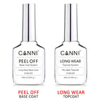 Canni 18ml Big Size Long Wear Diamond No Wipe Top Coat Peel Off Base Coat Nail Manicure Soak Off UV LED TPO FREE Gel Polish