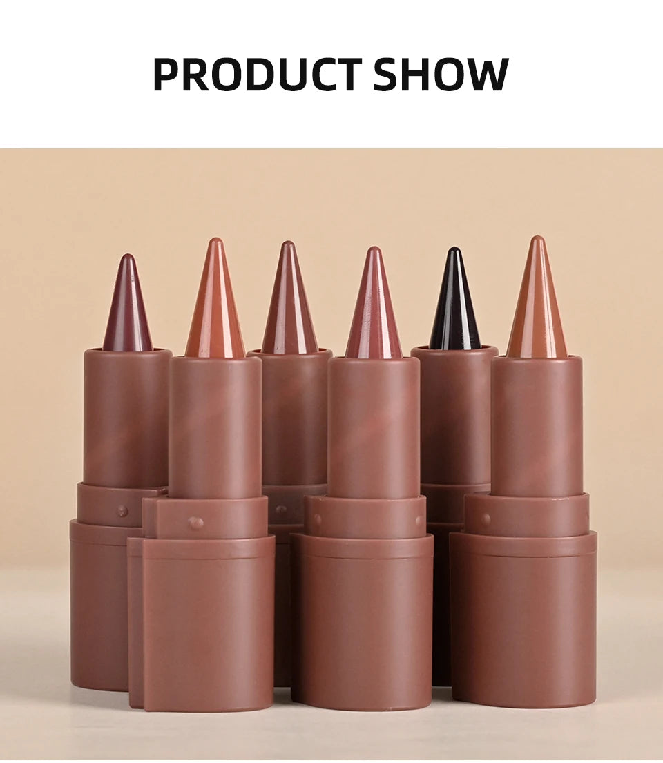 Matte Lip Makeup Kit 2pcs Waterproof Long Lasting Lip Liner and Lip Oil Combo Red Brown Pink Nude Tones Lipstick Set
