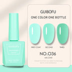 1pc 15ml Milky Jelly Nude Gel Nail Polish Transparent Colors Sheer White Pink Gel Nail Kit For Salon 68 Color