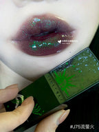 Girlcult Shimmer Lipgloss Green Chameleon Glitter Pearlescent Lipstick Longlasting  Moisturizing Lipshade 3.5g Girlcut Cosmetic