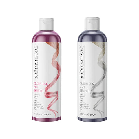 Unisex Color-Protecting Shampoo,Color Locking,Moisture Replenishing Shampoo,Lasting Color Care Purple Pink Color Fixing Shampoo