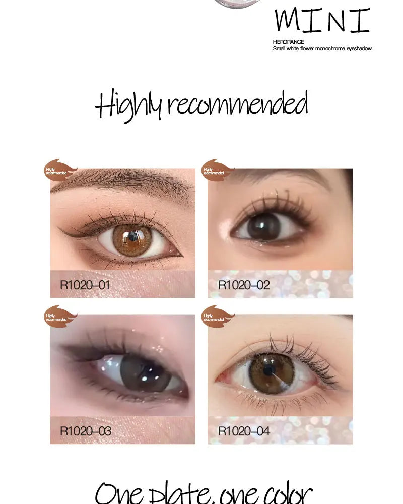 Monochrome Eyeshadow Palette Matte Wine Red Brown Eye Shadow Smoky Pearl Glitter Earth Low Saturation Matte Eye Shadow Makeup