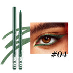 Waterproof Eyeliner Gel Pencil Gold Brown Lying Silkworm Pen Soft Easy Wear High Pigment Matte Eyeliner Lasting Shiny Eye Makeup