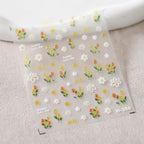 1pcs Dream Flower Window Shell Light Nail Art Stickers Japanese Flower Self Adhesive Stickers Press On Nails Decoration Decals