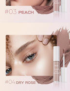 Single-Color Eyeshadow Liquid - Matte, Velvety, Enhances Complexion, Low Saturation, Blendable, Soft Matte Finish, Easy to Apply