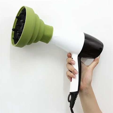 Silicone  Salon Tool Black Pink Universal Hairdryer Diffuser Cover Adjustable Temperature Resistant Dispersing Drying Hair Dryer