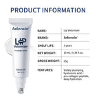 Lakerain Hyaluronic Acid Instant Lip Plumping Lip Oil Lip Line Reduction Lip Care Essence Lip Gloss Women Moisturizing Lip Tint