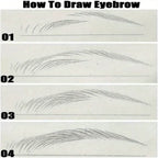 0.008mm Ultra-fine Liquid Eyebrow Pencil Professional Waterproof And Sweat-proof Eyeliner in one Lasting Eye Brow pen