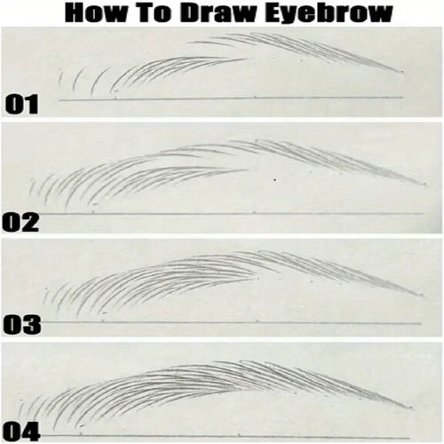 0.008mm Ultra-fine Liquid Eyebrow Pencil Professional Waterproof And Sweat-proof Eyeliner in one Lasting Eye Brow pen