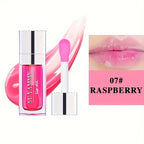 Hydrating Lip Glow Oil, Moisturizing Transparent Plumping Lip Gloss, Tinted for Lip Care and Dry Lip,Ideal Gift For Mother's Day