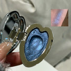 Monochrome Gloss Metallic Eyeshadow Palette Punk Smoky Green Blue Eyeshadow Mashed Potato Waterproof Shimmer Lying Silkworm
