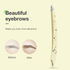 MR.GREEN Curve Handle Eyebrows Tweezers Professional Fine Hairs Puller Makeup Tools Stainless Steel Beauty Clips Removal