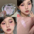 HERORANGE Glowing Charm Monochrome Eyeshadow Palette Pearlescent Explosion Polarized Brightening Silkworm Highlight