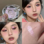 HERORANGE Glowing Charm Monochrome Eyeshadow Palette Pearlescent Explosion Polarized Brightening Silkworm Highlight
