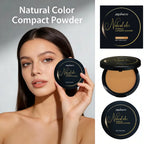 Oil Control Pressed Powder Matte Setting Long Lasting Three-Color Foundation Powder Dark Skin Natural Makeup Compact Powder
