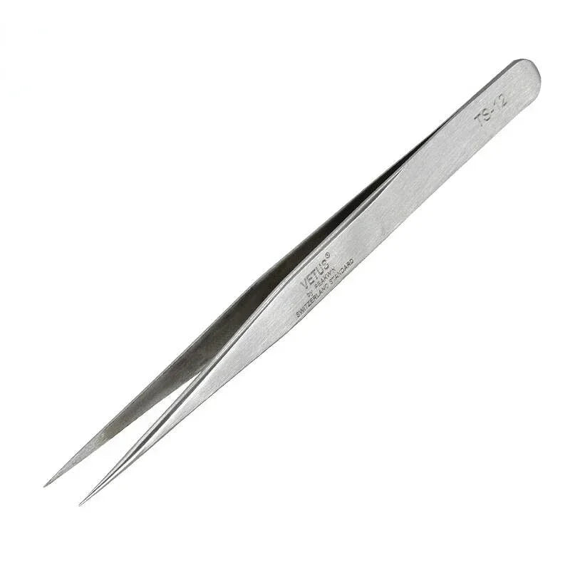 Stainless Steel Industrial Anti-static Multitool Tweezers Curved Eyebrow Lash Tweezer Precision Clamp Watchmaker Repair Tool