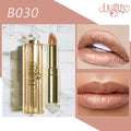 12 Colors Korea Matte Glitter Lipstick Pink Nude Matte Gliter Waterproof Kissproof Glitter Flip Lipstick Orange Dropshipping