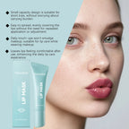 Hydration Lip Mask Non-Sticky Plumping Overnight Repair with Hyaluronic Acid Vitamin E For Dry Chapped Lips Blurs Lines Vegan