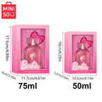 MINISO & BARBIE Women Perfume Original Floral Fruity Designer Fragrance For Woman Spray 50/75ML Girl Present Children Gift