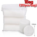 100/1000pcs Disposable Cosmetic Cotton Pads Soft Breathable Double-sided Round Facial Cleaning Makeup Nail Polish Remove Pads