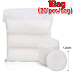 100/1000pcs Disposable Cosmetic Cotton Pads Soft Breathable Double-sided Round Facial Cleaning Makeup Nail Polish Remove Pads