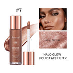 2 IN 1 Skincare & Primer Liquid Highlighter Face Contouring Moisturizing Brightening Skin Tone Bronzer Glow Body Face Makeup