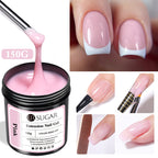 UR SUGAR 150g Transparent Nail Extension Gel Jelly White Light Pink Acrylic French Nail Art UV LED Gel Semi Permanent Manicure
