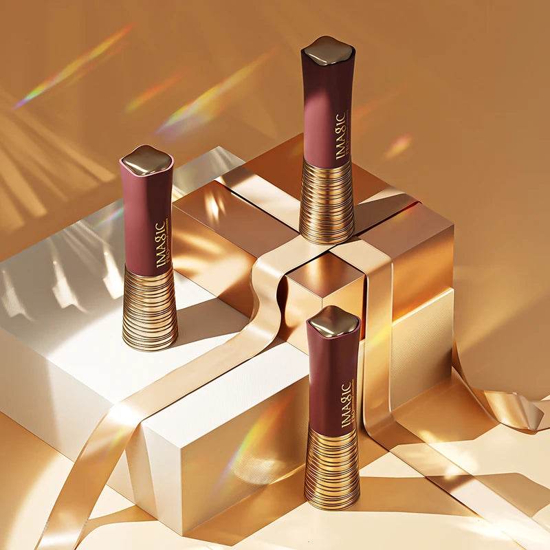 IMAGIC Lipstick Matte Long Lasting  No-stick Lipstick Waterproof Makeup Lip Stick Smudge-free Classic Highly Pigmented Lip Tint