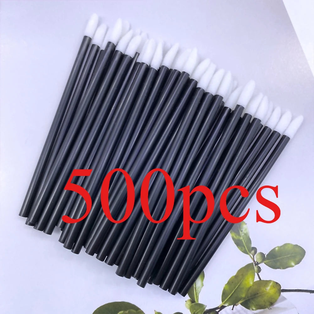 50/500PCS Disposable Lip Brush Eyelash Extension Makeup Brushes Lash Extension Mascara Applicator Lipstick Wands Cosmetic Tools
