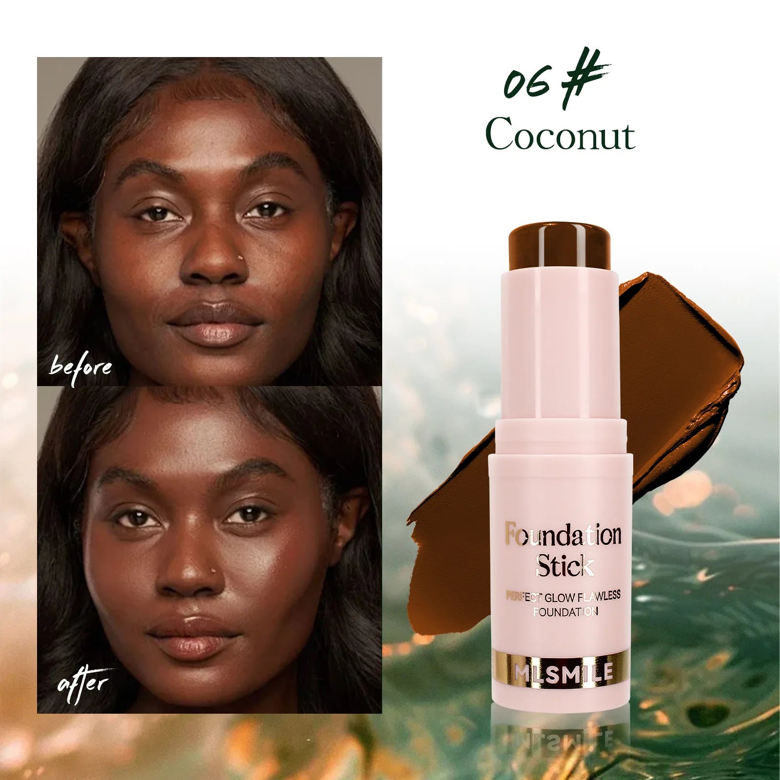 Concealer Foundation Make-up Stick Oil Control Natural Isolation Bb Cream Moisturizing Long-term Liquid Foundation Cosmetics