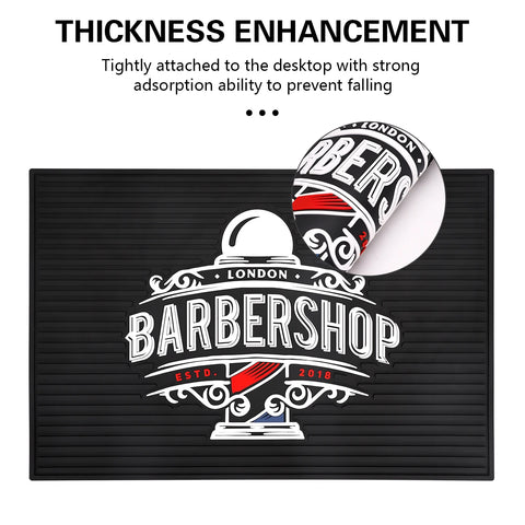 Barber Mat Barbershop Magnetic Mats Anti-slip Flexible Rubber Scissors Storage Pad Salon Heat Resistant Hairdresser Organizer