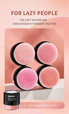 FOMIX Loose Powder Air Cushion Blush Long Last High Pigment Soft Misty Matte Face Blusher Natural Colors For Cheek
