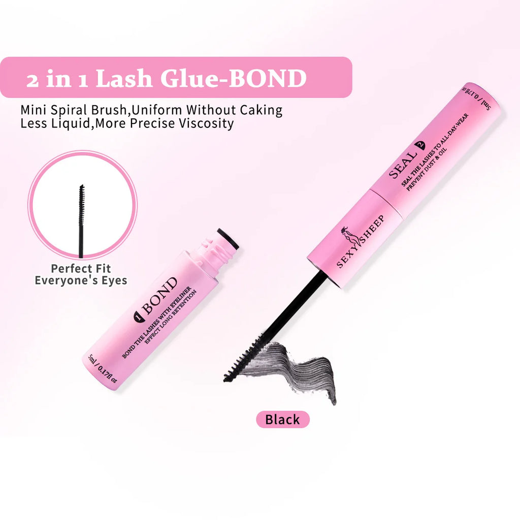 DIY Individual Eyelash Kit Volume Lash Clusters D Curl Soft Natural Lashes Extension with Bond and Seal Tweezers Festival Gift
