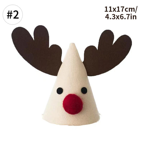 Christmas Hat Headwear INS Christmas Tree Hat 2026 New Year Party Atmosphere Photo Props Children Christmas Festival Costumes