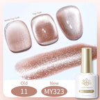 BORN PRETTY 10ml Silver Water Light Cat Magnetic Gel Nail Polish Nail Supplies Vernis Semi Permanent Gel for Fall Winter Nails