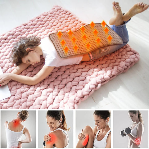 30*59cm Electric Heating Pad Blanket Thermal Shoulder Back Fatigue Eliminate Fatigue Winter Warmer Home Office Abdomen Mat