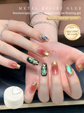5g Nail Art Metal Relief Glue Wash Free 3D Sculpture nail polish gel Vintage Champagne Gold