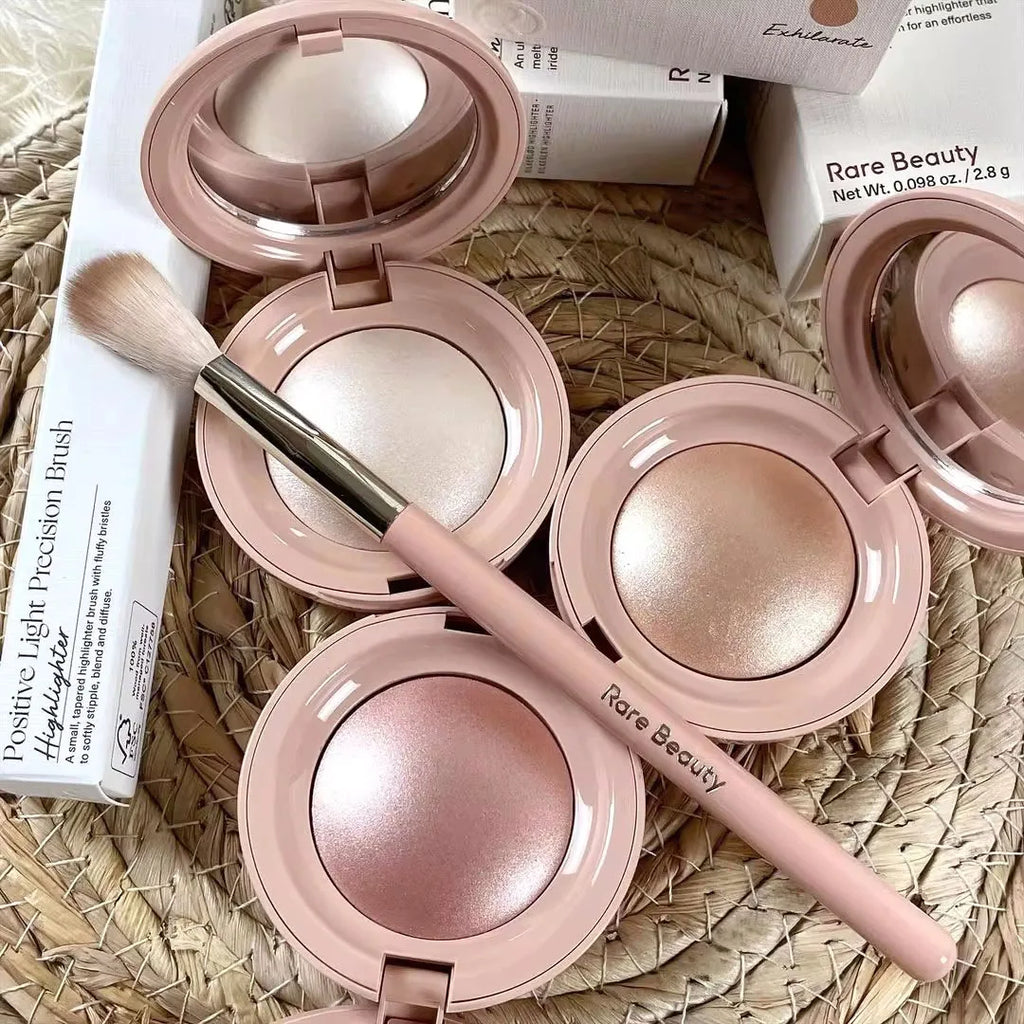 Rare Beauty Liquid Blush Highlighter Contour High Glossy Finish Luminizer Makeup Gel Face Body Brighten Glitter Natural Contour