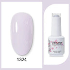 Clou Beaute 15ml Red Black White Green Neon Gel Nail Polish Base Top Coat Velvet Top 400 Colors Semi Permanent Gel Nail Varnish