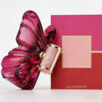 LA Bom. b.A 2.7oz female perfume, fresh flower and fruit fragrance, dragon fruit integration, unique butterfly design
