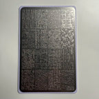 XMQ NAIL ART STAMPING PLATES BUBBLES TEMPLATES TOOLS