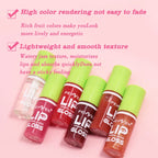 6pcs Moisturizing Lip Gloss Transparent Lip Oil Hydrating Lip Glaze Lip Plumper Hydrating Make Up Liquid Lipstick Lips Cosmetics