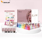 Venalisa VIP5 Nail Gel Polish HEMA/TPO FREE Full Coverage Beautiful Semi Permanent Soak Off UV LED Gel Nail Polish Gel Lacquer