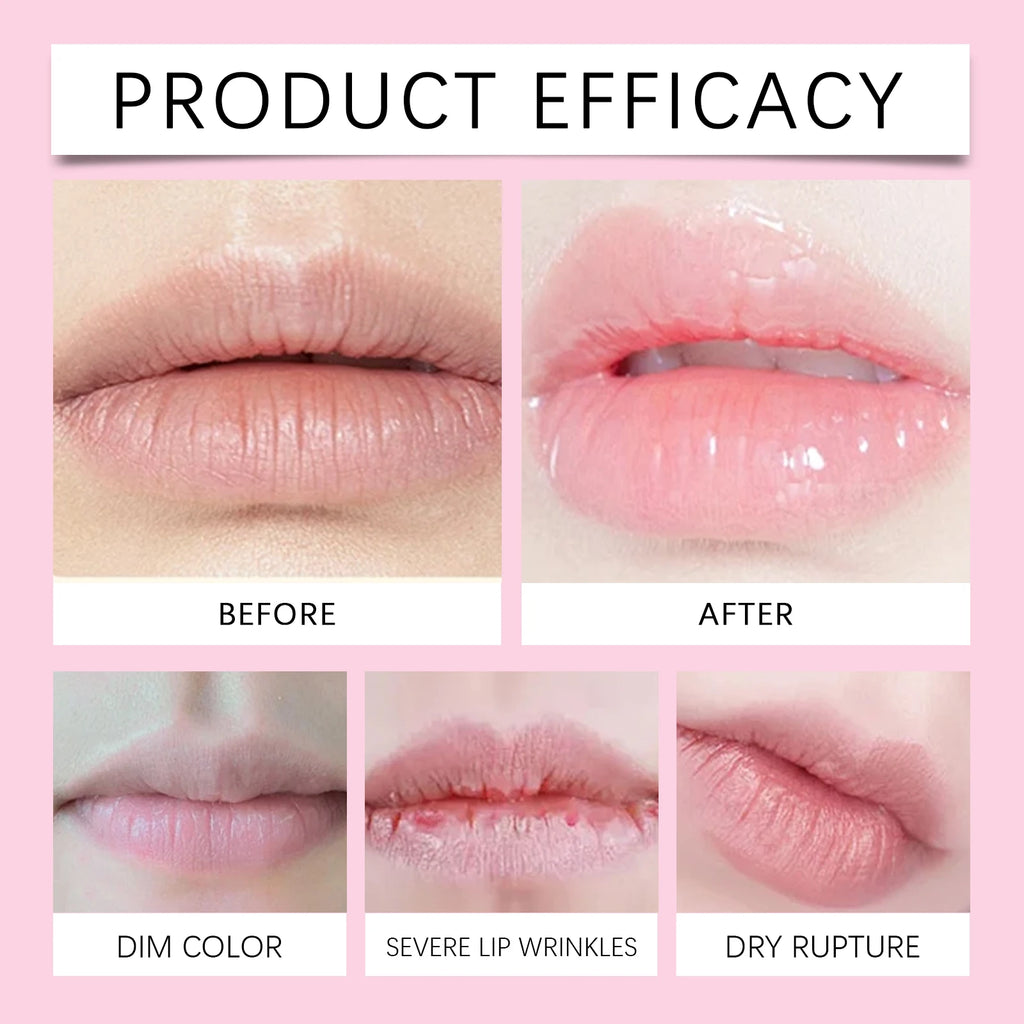 HOYGI Sleep Lip Mask Deep Hydration Lasting Moisturizing Exfoliation Night Lips Care Maintenance Fades Lip Lines Anti Cracked