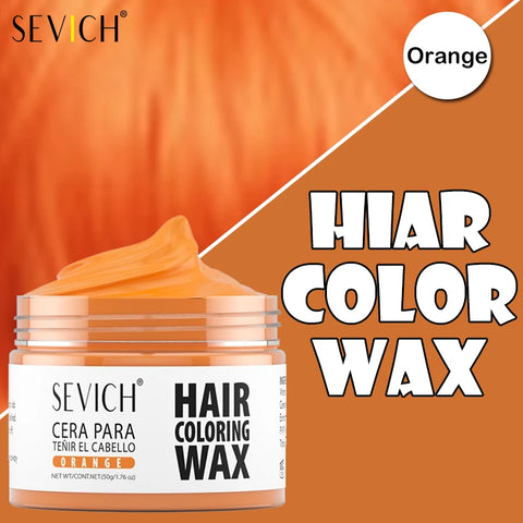 13 Color Hair Colour Wax DIY Hairs Dyed Mud Easy To Wash Long Lasting Dye for Eyebrow Beard Coloring Temporary Hair Colour Cream