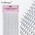 CoMango Premade Volume Fans Short Stem Russian Eyelash Extensions Wide Fans 3D 4D 5D 6D 8D 10D Faux Mink Lashes Wholesale